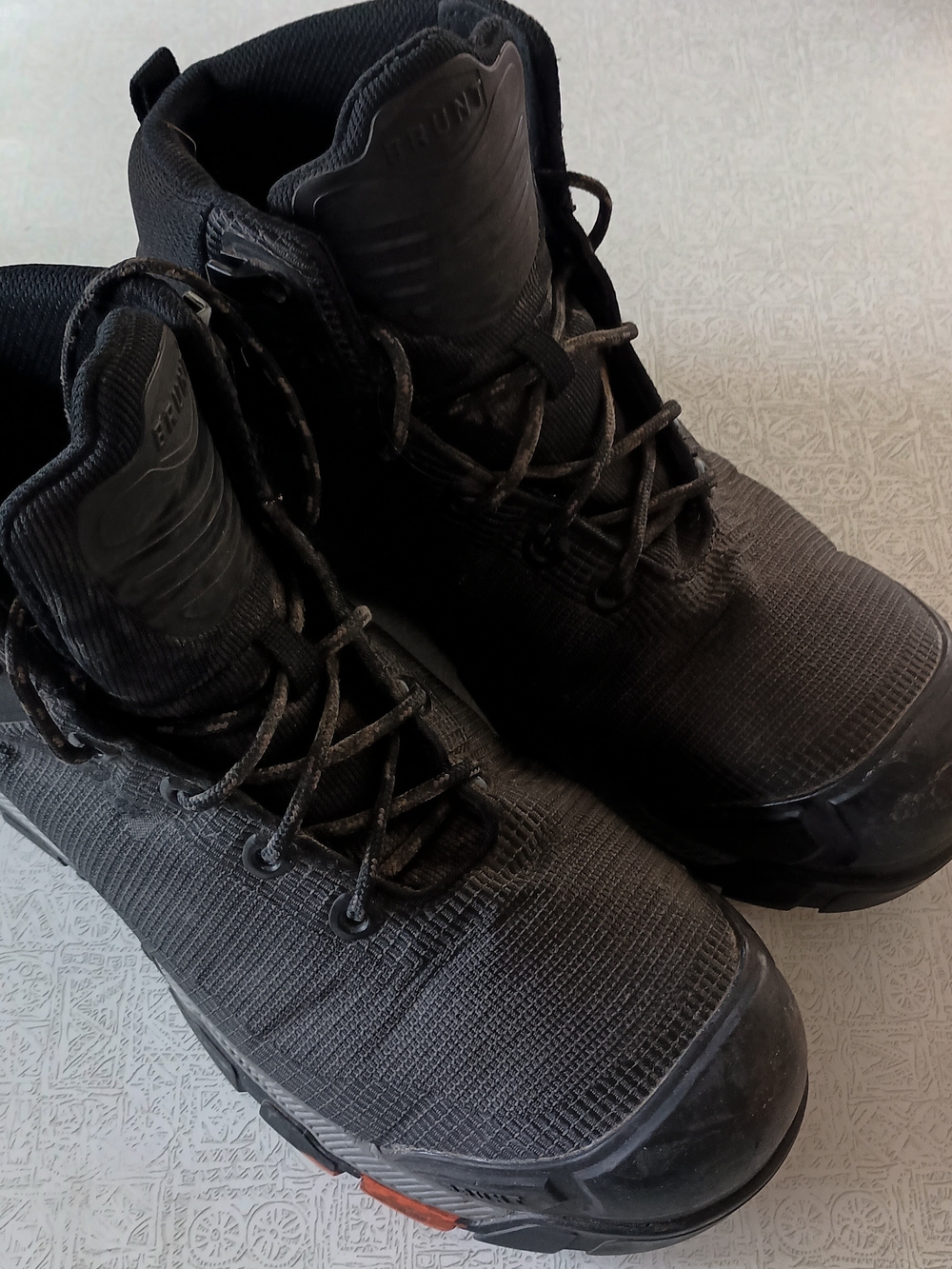Brunt Men's Black Work Boots